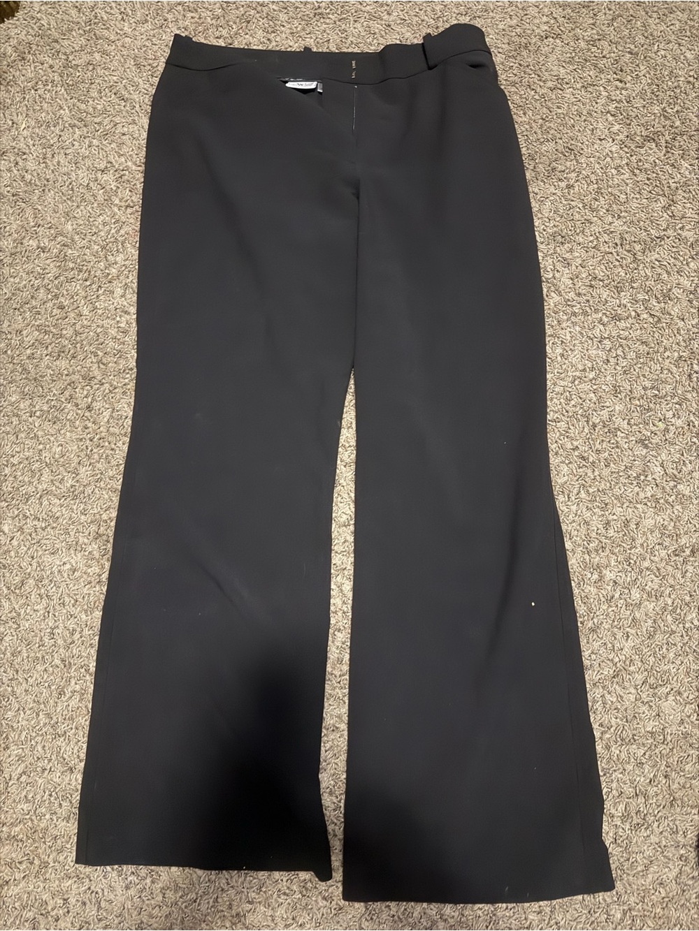 Women Black Dress Pants - Classic Straight Leg